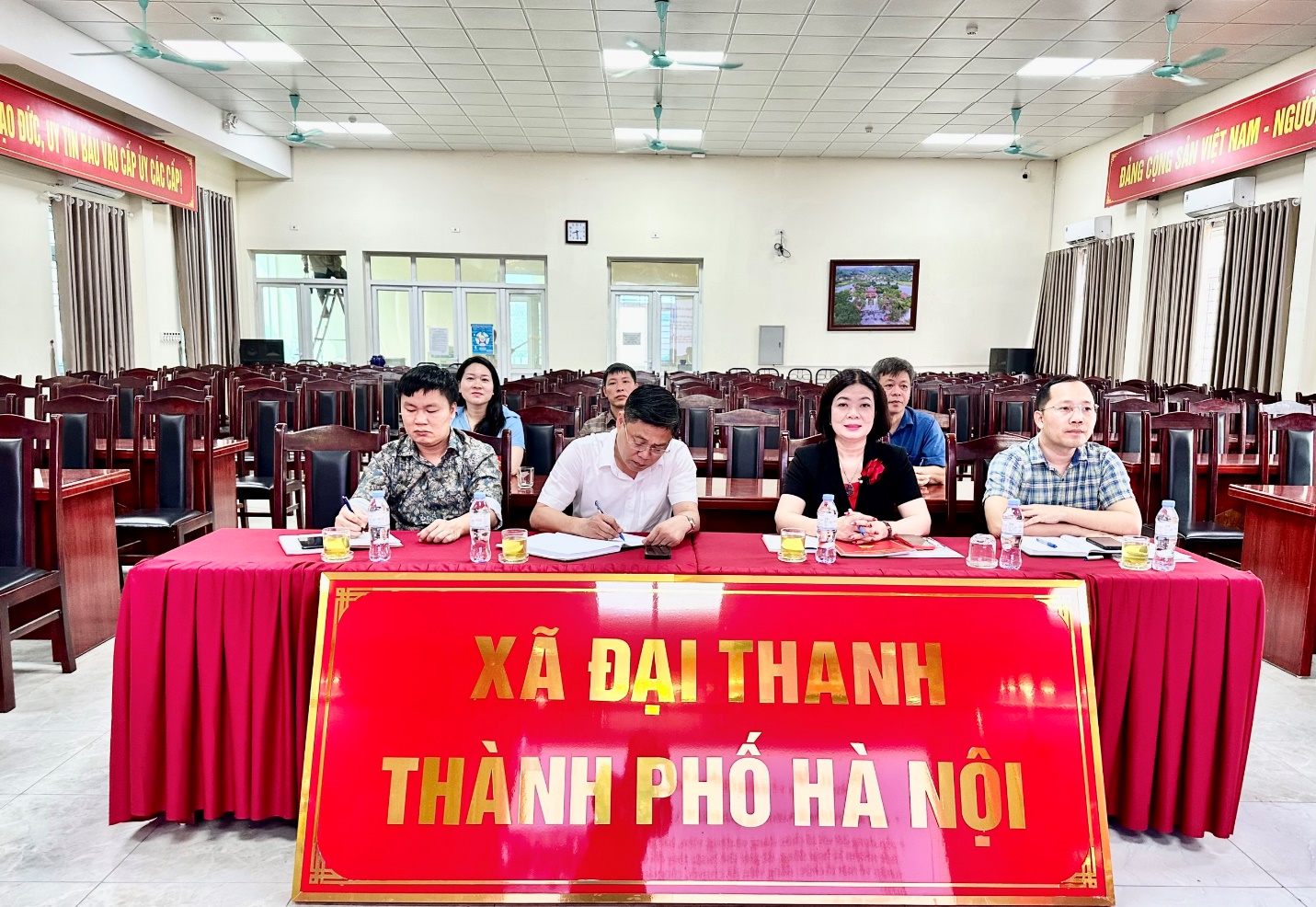 Đảng ủy xã Đại Thanh tham gia hội nghị trực tuyến toàn quốc tập huấn nghiệp vụ về công tác kiểm tra, giám sát năm 2025- Ảnh 2.