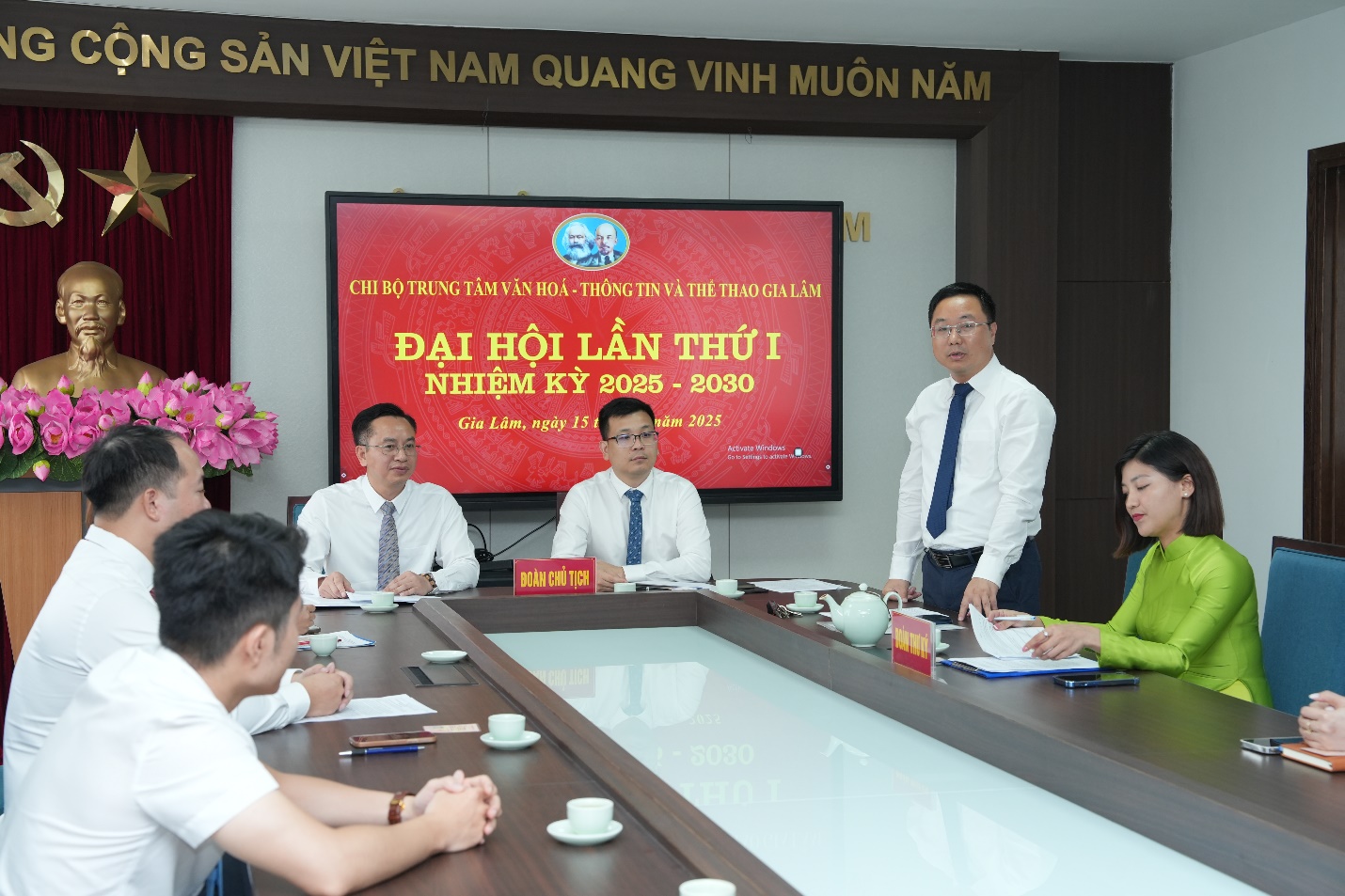 Đại hội Chi bộ Trung tâm VH-TT&TT xã Gia Lâm lần thứ nhất, nhiệm kỳ 2025–2030 thành công tốt đẹp- Ảnh 3.