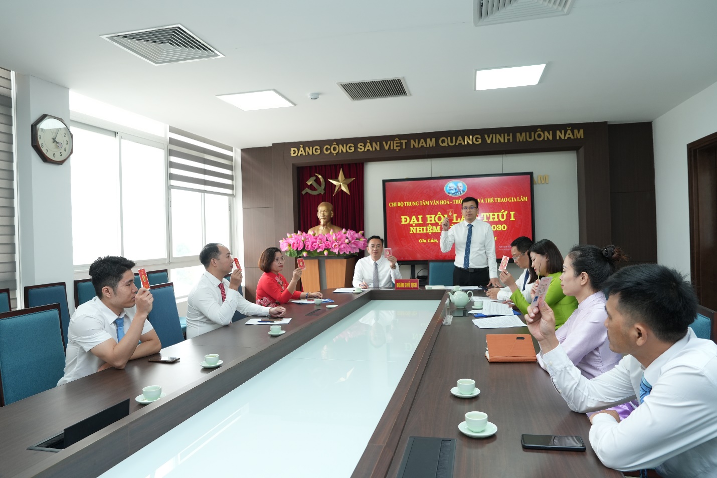 Đại hội Chi bộ Trung tâm VH-TT&TT xã Gia Lâm lần thứ nhất, nhiệm kỳ 2025–2030 thành công tốt đẹp- Ảnh 4.