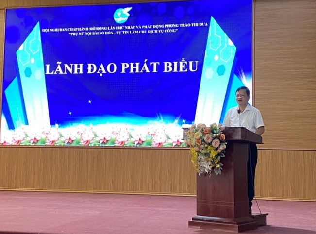 HỘI LHPN XÃ NỘI BÀI TỔ CHỨC HỘI NGHỊ BAN CHẤP HÀNH MỞ RỘNG LẦN THỨ NHẤT & PHÁT ĐỘNG PHONG TRÀO "PHỤ NỮ NỘI BÀI SỐ HOÁ - TỰ TIN LÀM CHỦ DỊCH VỤ CÔNG"- Ảnh 1.