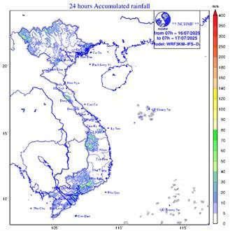 Ngày 16/7, Hà Nội sáng có nơi có mưa, trưa và chiều nóng cục bộ, đêm trời oi bức- Ảnh 1.