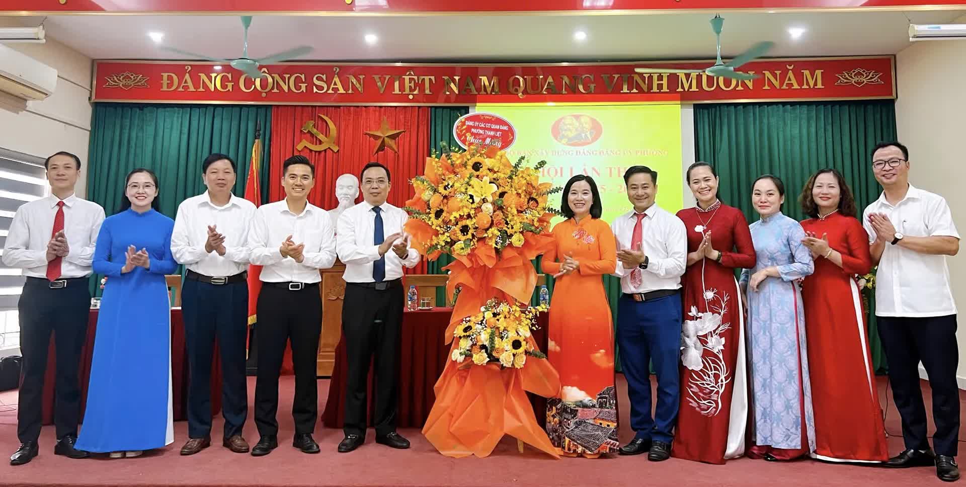Đại hội chi bộ lần thứ nhất các cơ quan Đảng thuộc Đảng uỷ phường Thanh Liệt thành công tốt đẹp- Ảnh 1.