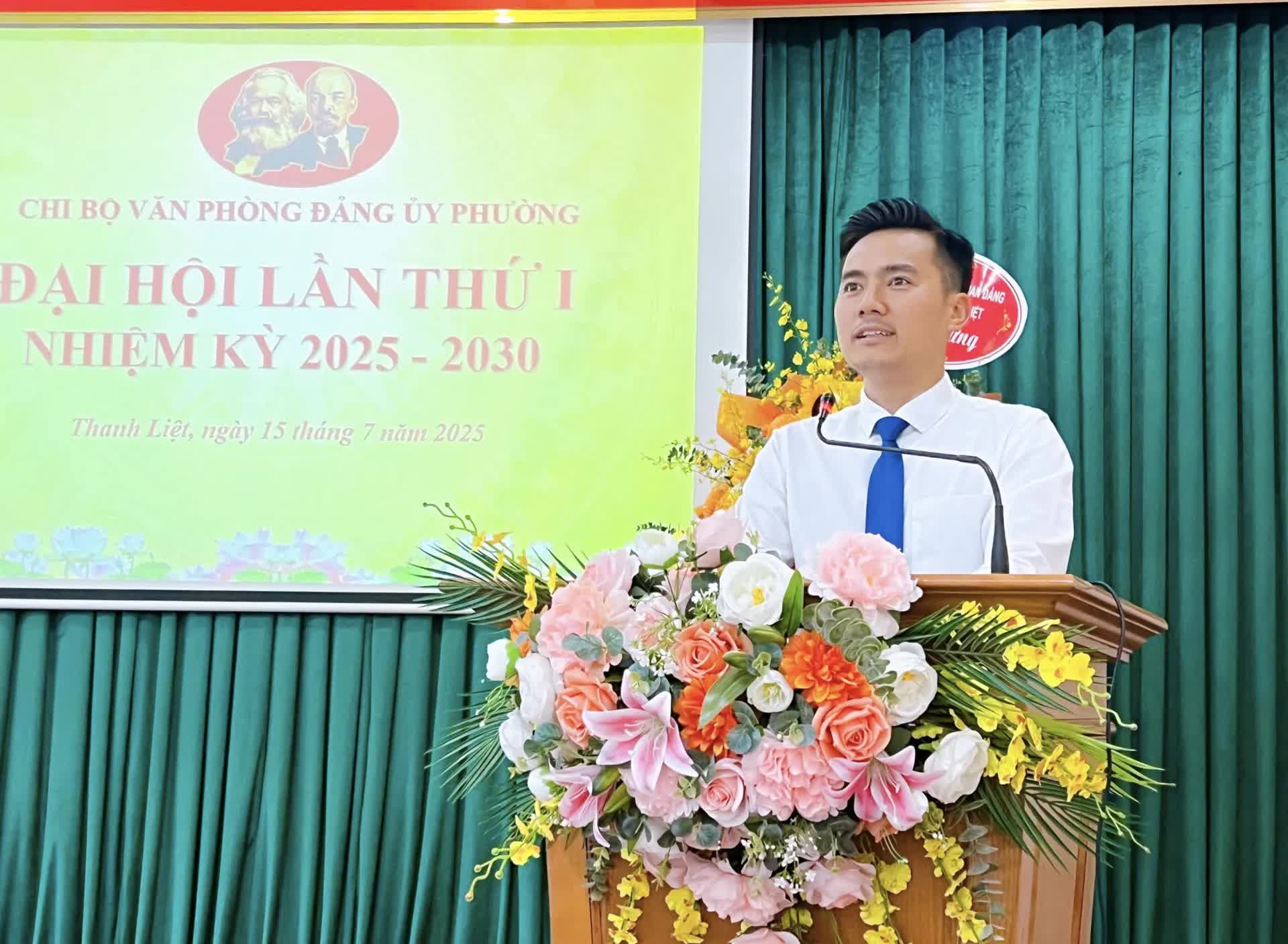 Đại hội chi bộ lần thứ nhất các cơ quan Đảng thuộc Đảng uỷ phường Thanh Liệt thành công tốt đẹp- Ảnh 4.