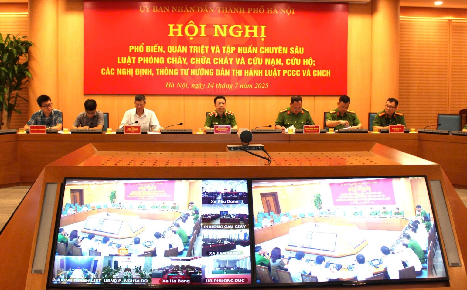 Hoài Đức dự hội nghị phổ biến, quán triệt và tập huấn chuyên sâu Luật phòng cháy, chữa cháy & cứu nạn, cứu hộ- Ảnh 1.