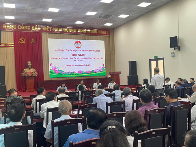 Uỷ ban MTTQ Việt Nam phường Phương Liệt tổ chức Hội nghị lần thứ nhất- Ảnh 3.