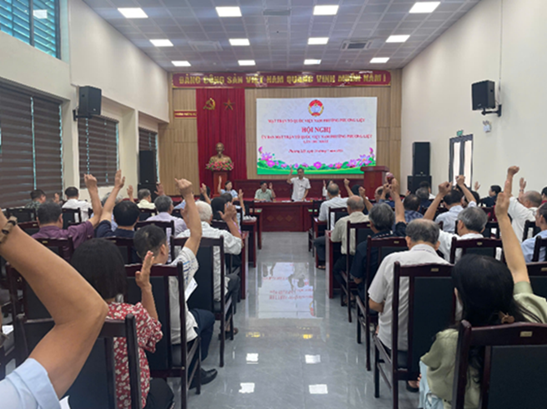Uỷ ban MTTQ Việt Nam phường Phương Liệt tổ chức Hội nghị lần thứ nhất- Ảnh 4.