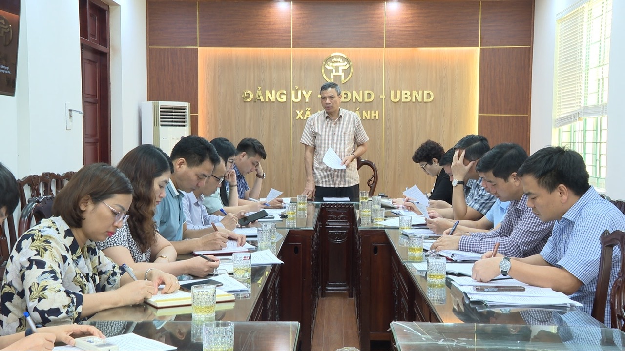 Thường trực HĐND xã giao ban chuẩn bị nội dung kỳ họp thứ hai HĐND xã An Khánh khóa XXI, nhiệm kỳ 2021-2026- Ảnh 1.