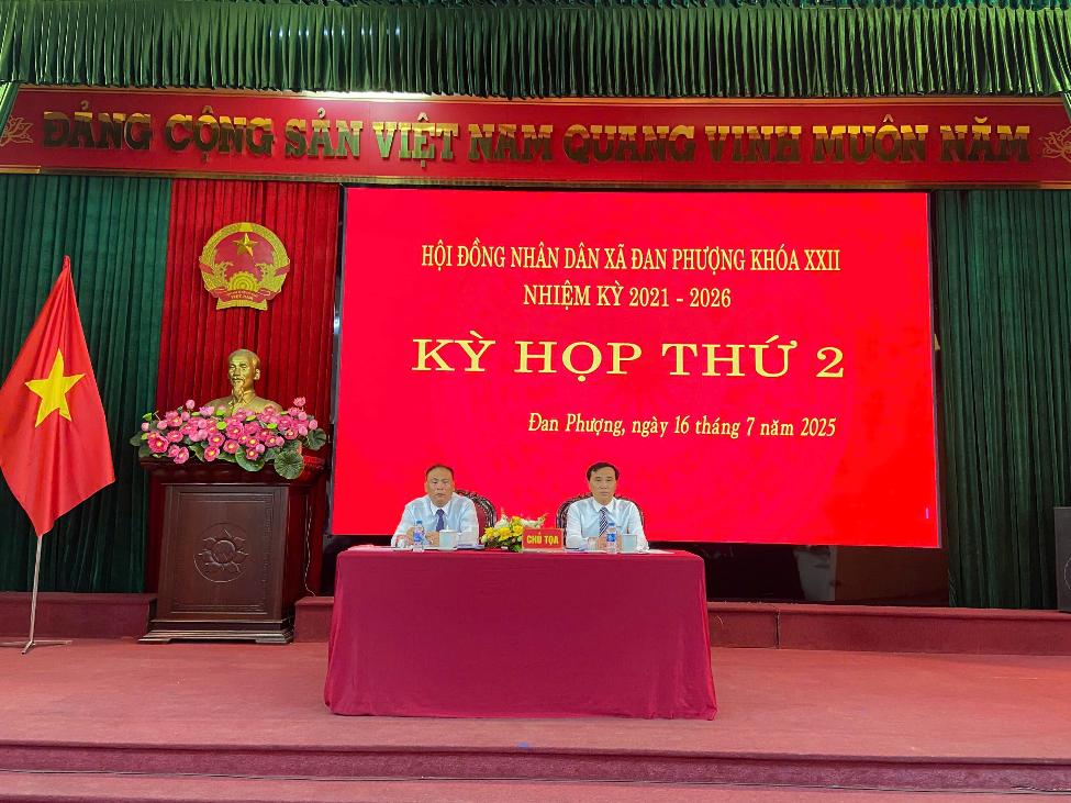 Kỳ họp thứ 2 HĐND xã Đan Phượng khóa XXII, nhiệm kỳ 2021-2026- Ảnh 2.