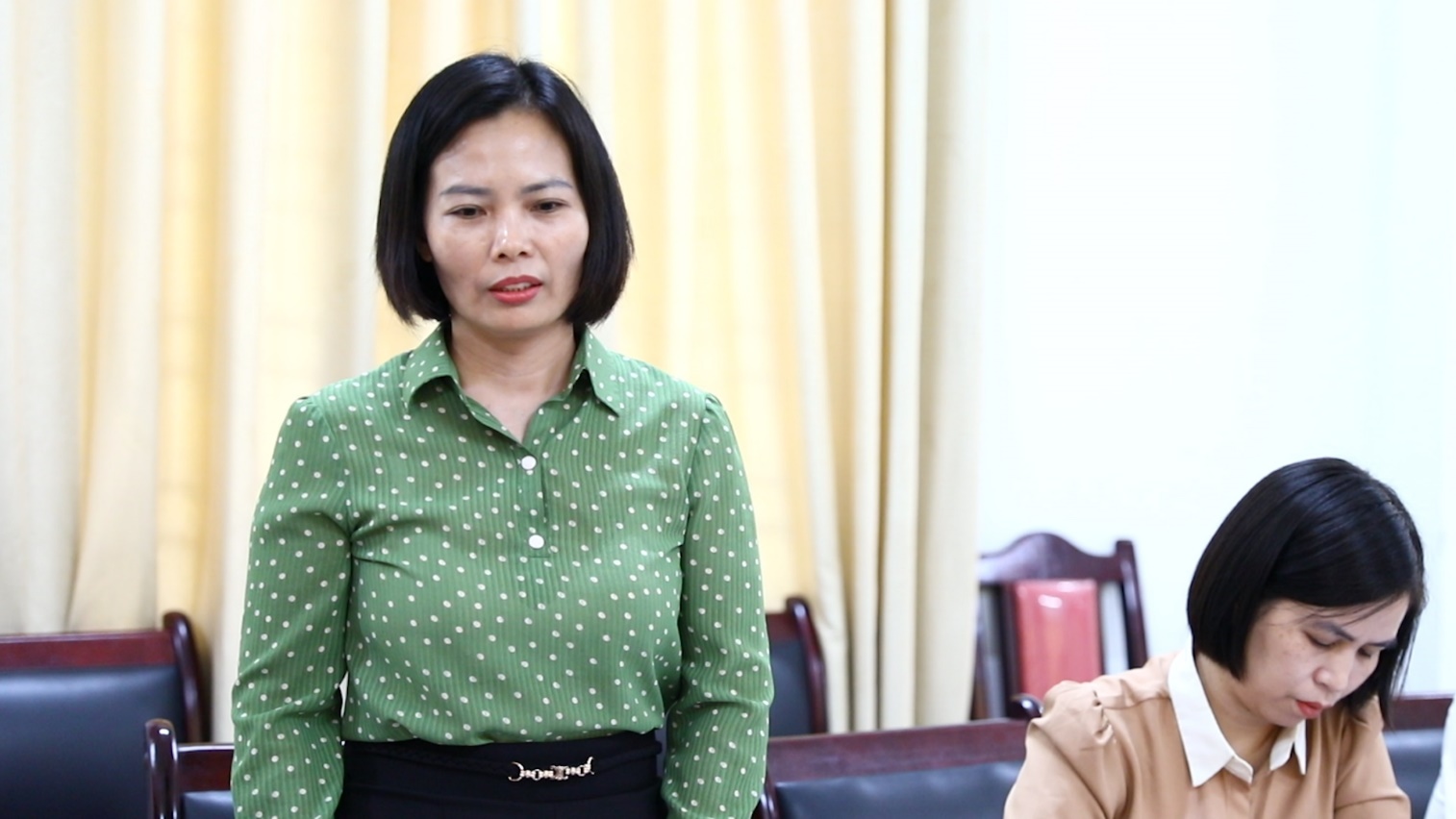 UBND xã Sơn Đồng làm việc với phòng giao dịch NHCS Hoài Đức về công tác ủy thác vay vốn- Ảnh 4.