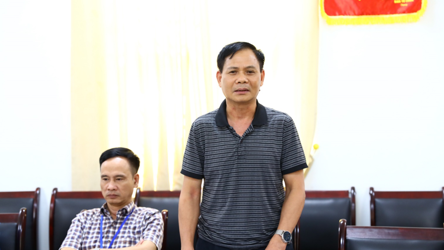 UBND xã Sơn Đồng làm việc với phòng giao dịch NHCS Hoài Đức về công tác ủy thác vay vốn- Ảnh 5.