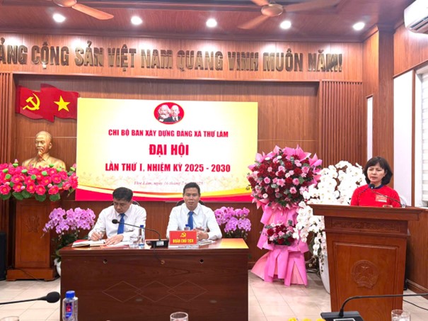 ĐẠI HỘI CÁC CHI BỘ TRỰC THUỘC ĐẢNG BỘ CƠ SỞ LẦN THỨ I NHIỆM KỲ 2025–2030 XÃ THƯ LÂM THÀNH CÔNG TỐT ĐẸP- Ảnh 1.