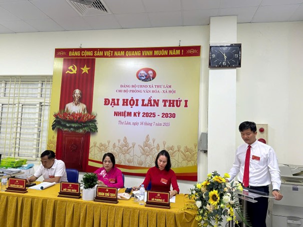 ĐẠI HỘI CÁC CHI BỘ TRỰC THUỘC ĐẢNG BỘ CƠ SỞ LẦN THỨ I NHIỆM KỲ 2025–2030 XÃ THƯ LÂM THÀNH CÔNG TỐT ĐẸP- Ảnh 10.