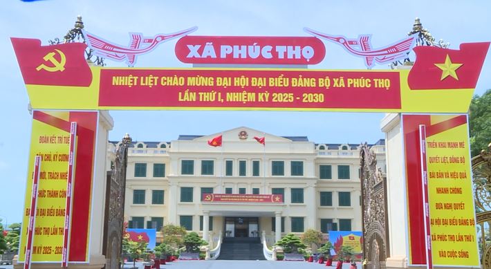 Phúc Thọ rực rỡ cờ hoa – Sẵn sàng chào đón Đại hội Đảng bộ xã lần thứ I, nhiệm kỳ 2025–2030- Ảnh 6.