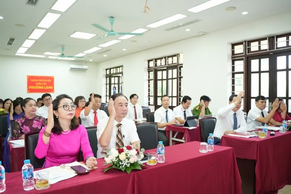 HĐND PHƯỜNG LÁNG NÂNG CAO NĂNG LỰC HOẠT ĐỘNG VÌ LỢI ÍCH NGƯỜI DÂN- Ảnh 4.