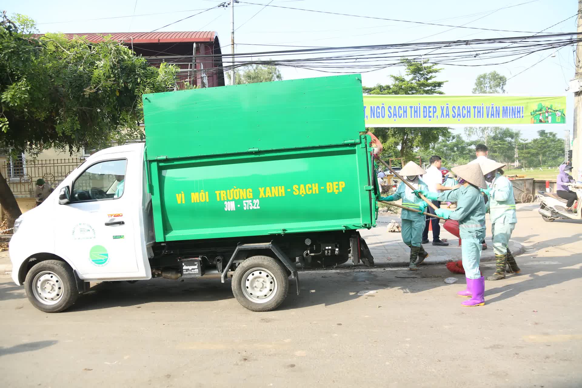 Xã Tiến Thắng: ra quân tổng vệ sinh môi trường- Ảnh 5.