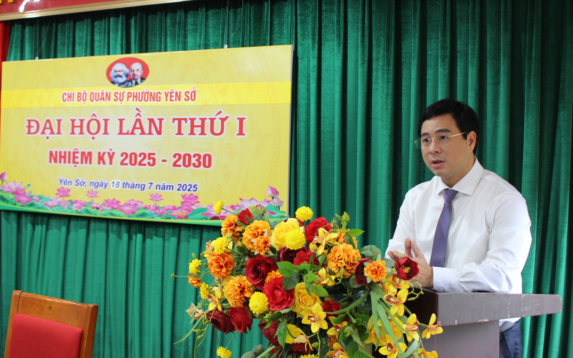 Đại hội Chi bộ Quân sự phường Yên Sở