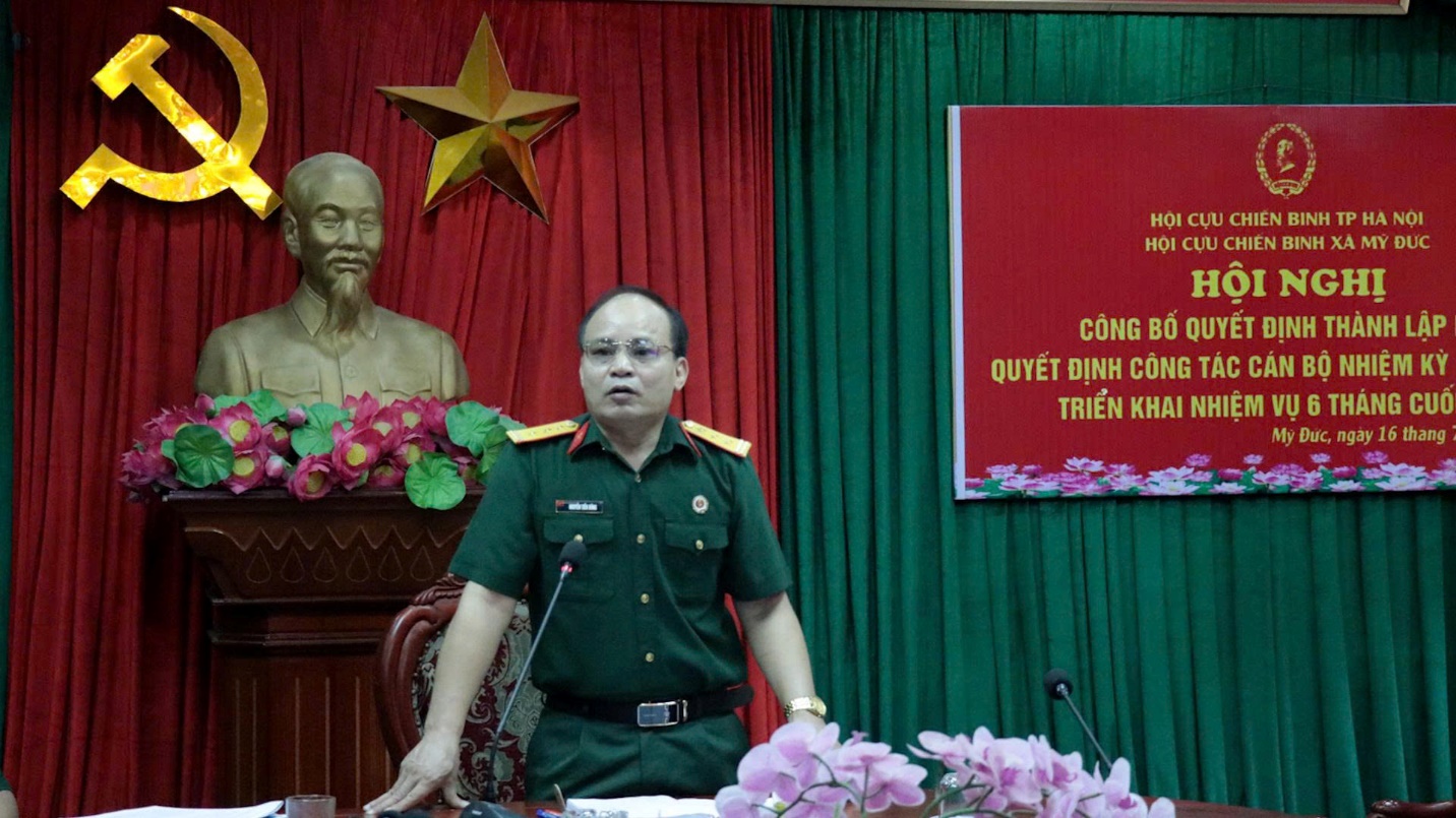 Công bố quyết định thành lập Hội cựu chiến binh xã Mỹ Đức và triển khai nhiệm vụ 6 tháng cuối năm 2025- Ảnh 2.