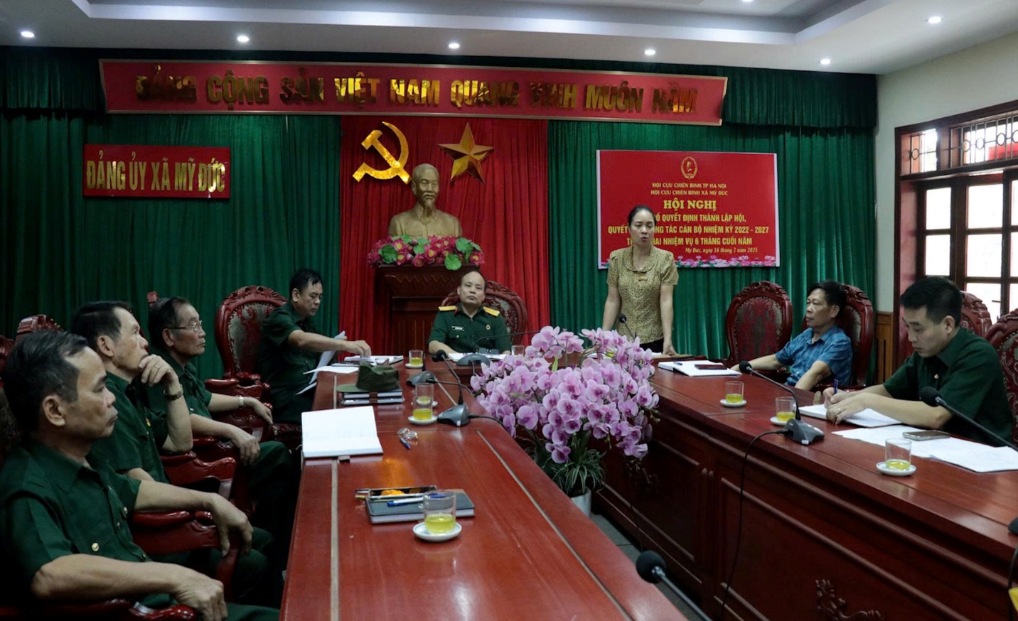 Công bố quyết định thành lập Hội cựu chiến binh xã Mỹ Đức và triển khai nhiệm vụ 6 tháng cuối năm 2025- Ảnh 4.
