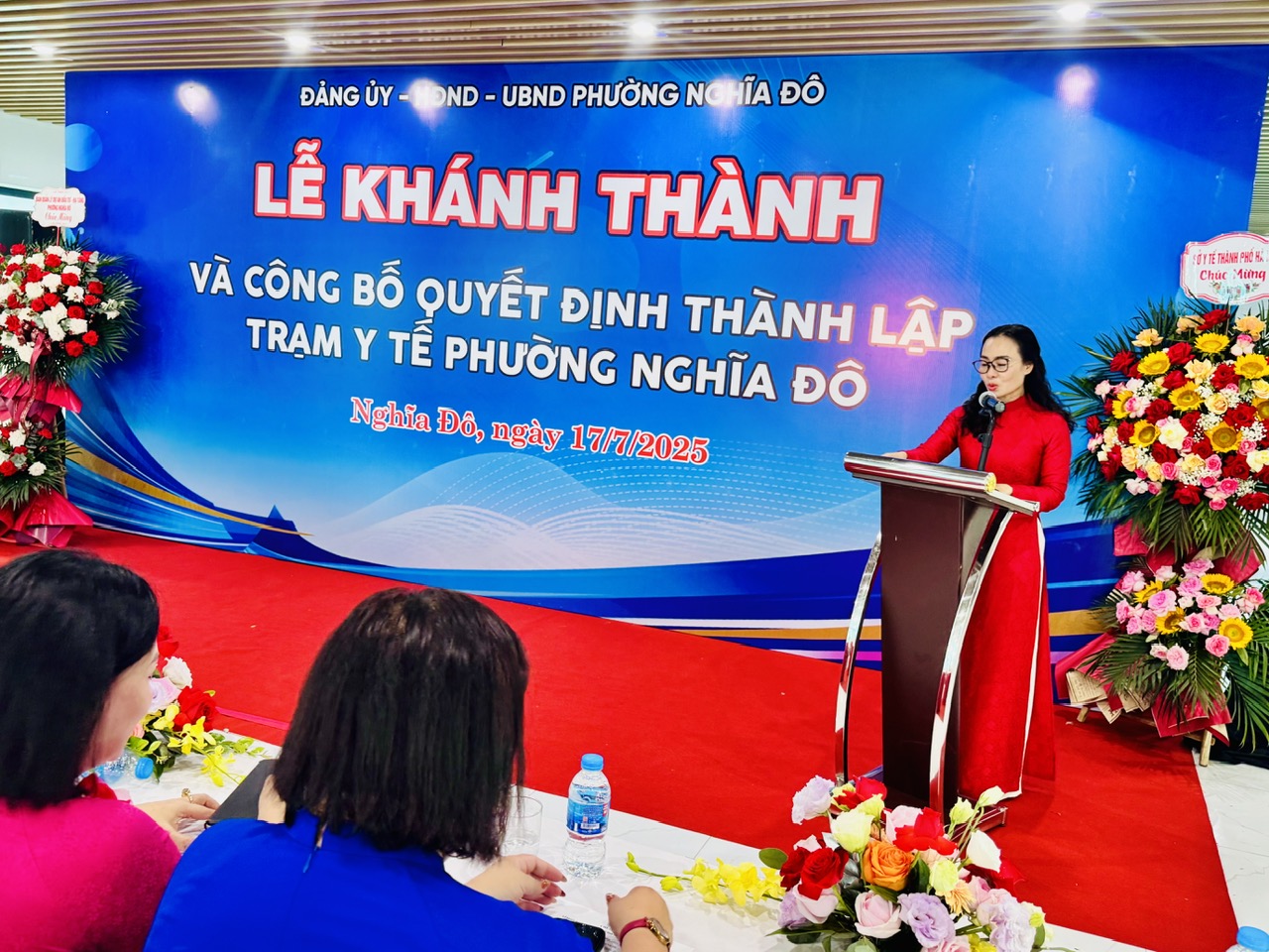 Lễ khánh thành và công bố Quyết định thành lập Trạm Y tế phường Nghĩa Đô- Ảnh 5.