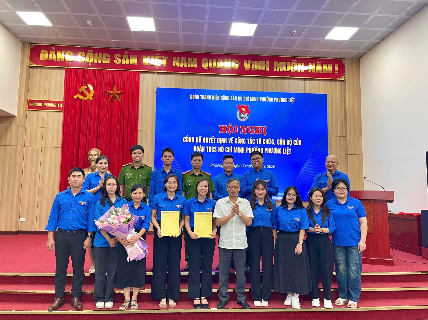 Đoàn phường Phương Liệt tổ chức Hội nghị công bố Quyết định về công tác tổ chức, cán bộ của Đoàn TNCS Hồ Chí Minh phường Phương Liệt; Hội nghị lần thứ nhất Ban Chấp hành Đoàn TNCS Hồ Chí Minh phường Phương Liệt- Ảnh 2.