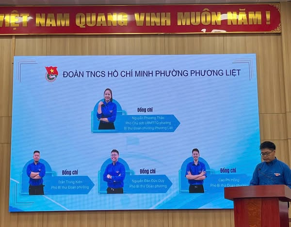 Đoàn phường Phương Liệt tổ chức Hội nghị công bố Quyết định về công tác tổ chức, cán bộ của Đoàn TNCS Hồ Chí Minh phường Phương Liệt; Hội nghị lần thứ nhất Ban Chấp hành Đoàn TNCS Hồ Chí Minh phường Phương Liệt- Ảnh 6.