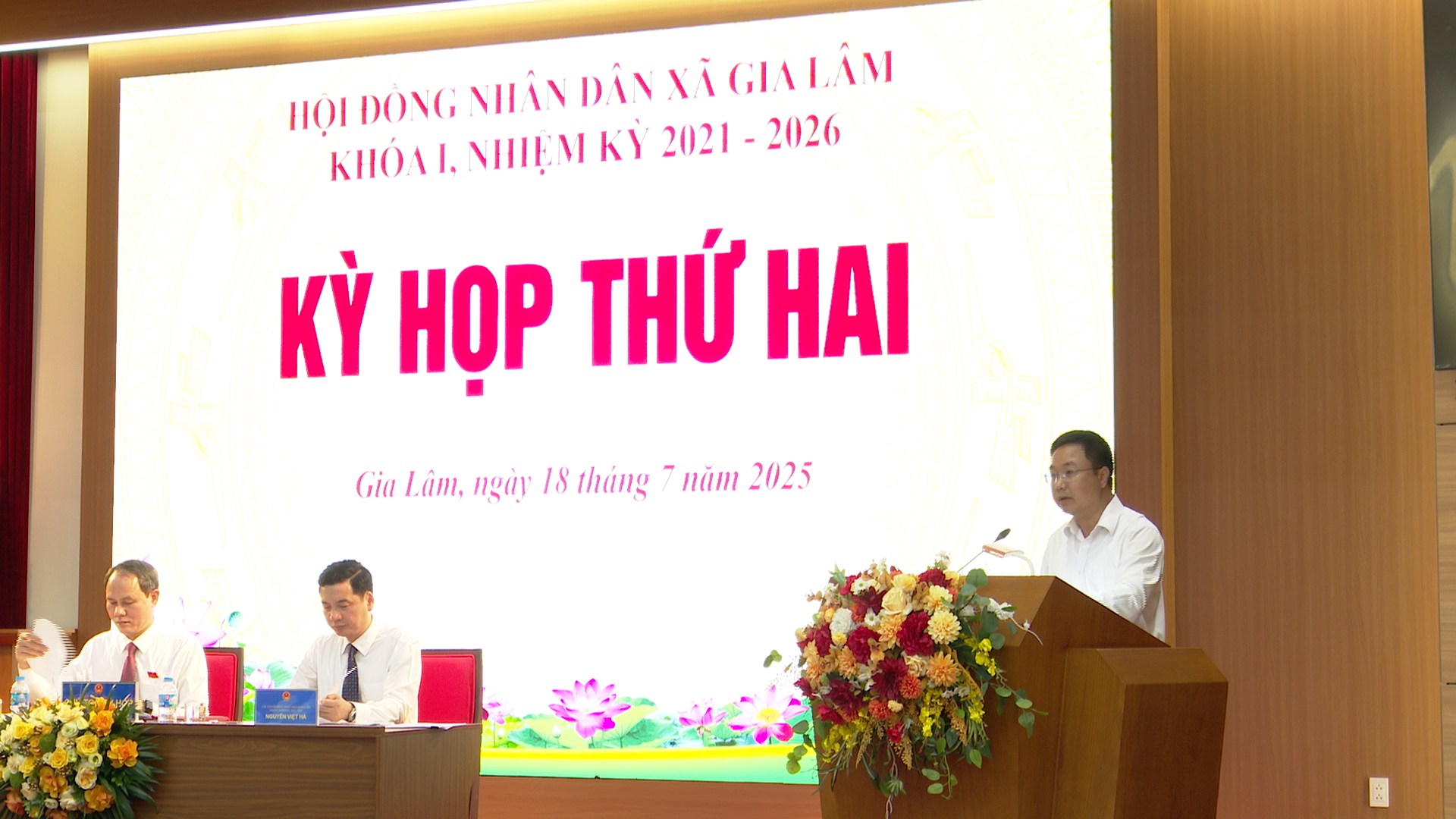 Kỳ họp thứ 2 HĐND xã Gia Lâm- Ảnh 2.