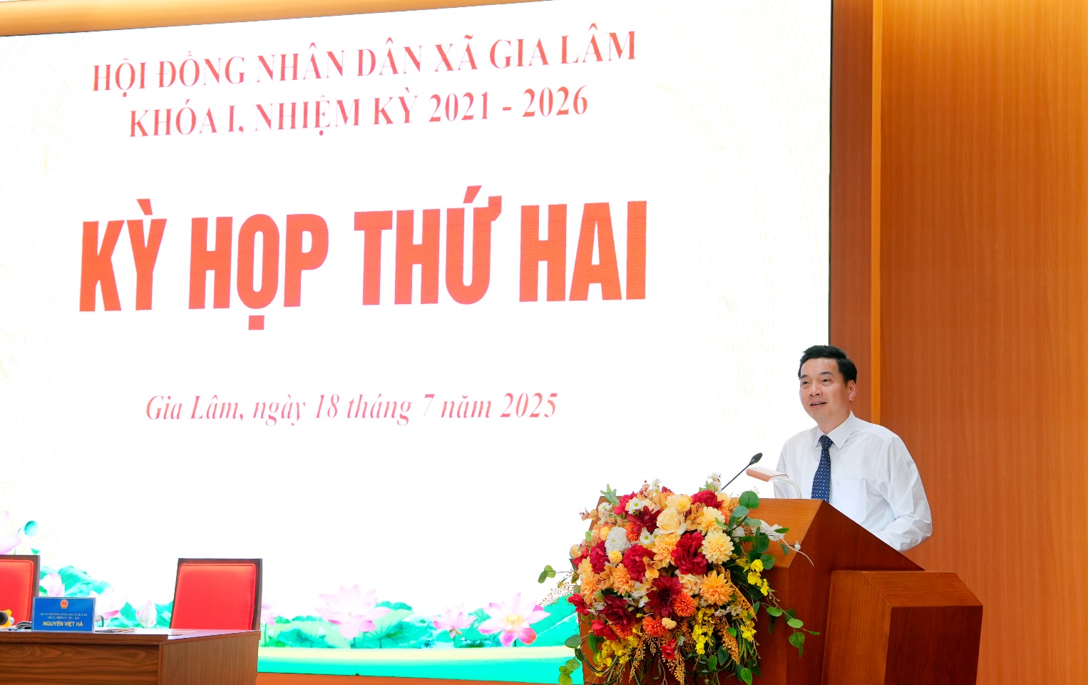 Kỳ họp thứ 2 HĐND xã Gia Lâm- Ảnh 5.
