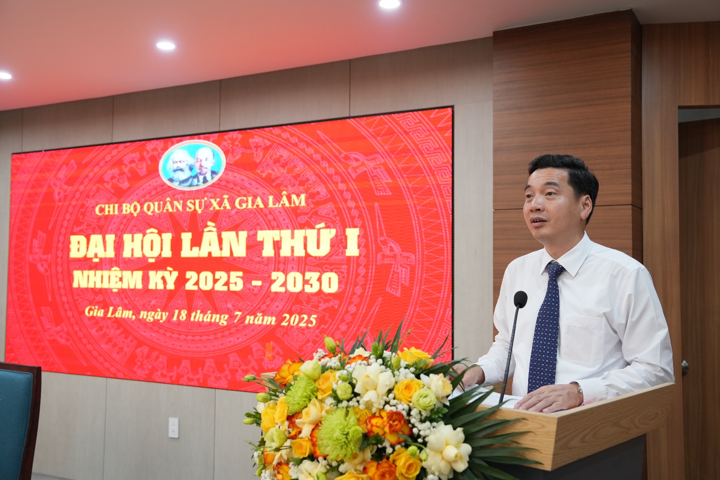 XÃ GIA LÂM TỔ CHỨC THÀNH CÔNG ĐẠI HỘI CHI BỘ QUÂN SỰ LẦN THỨ NHẤT, NHIỆM KỲ 2025–2030- Ảnh 4.