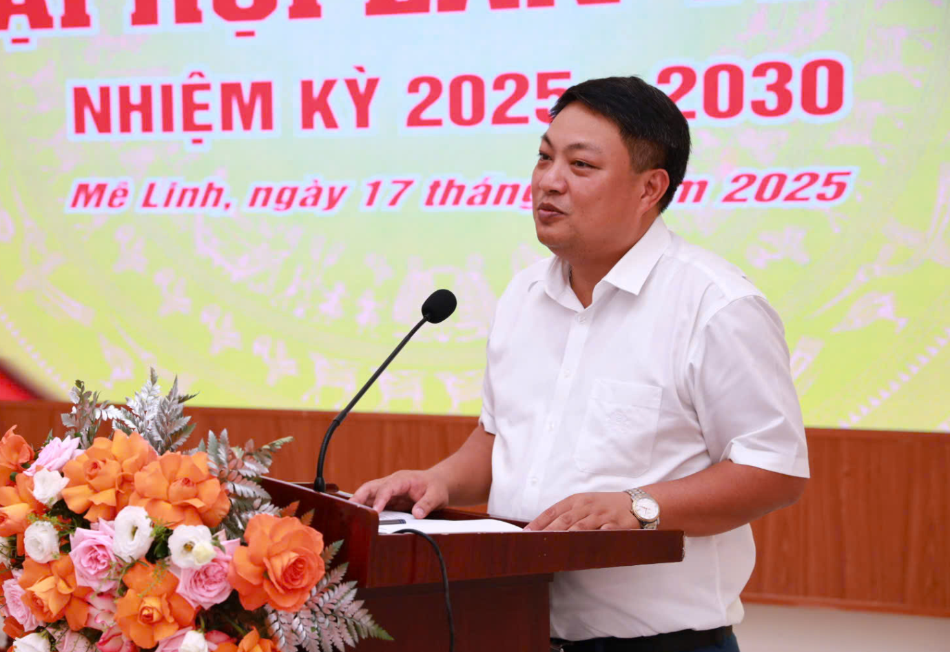 Đại hội Chi bộ văn phòng HĐND và UBND xã Mê Linh lần thứ nhất- Ảnh 4.