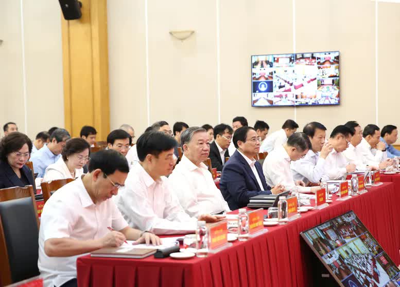 Tổng Bí thư Tô Lâm dự ra mắt 3 nền tảng số phục vụ triển khai Nghị quyết 57-NQ/TW- Ảnh 1.