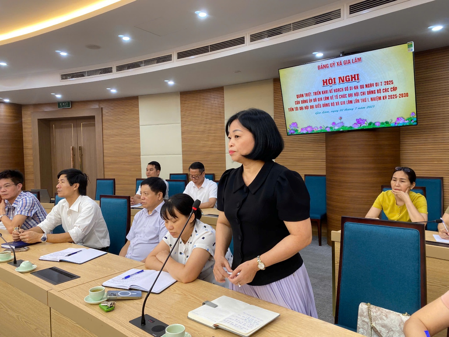 Hội nghị quán triệt, triển khai kế hoạch tổ chức Đại hội chi bộ, Đảng bộ các cấp tiến tới Đại hội Đại biểu Đảng bộ xã Gia Lâm lần thứ I, nhiệm kỳ 2025-2030.- Ảnh 3.