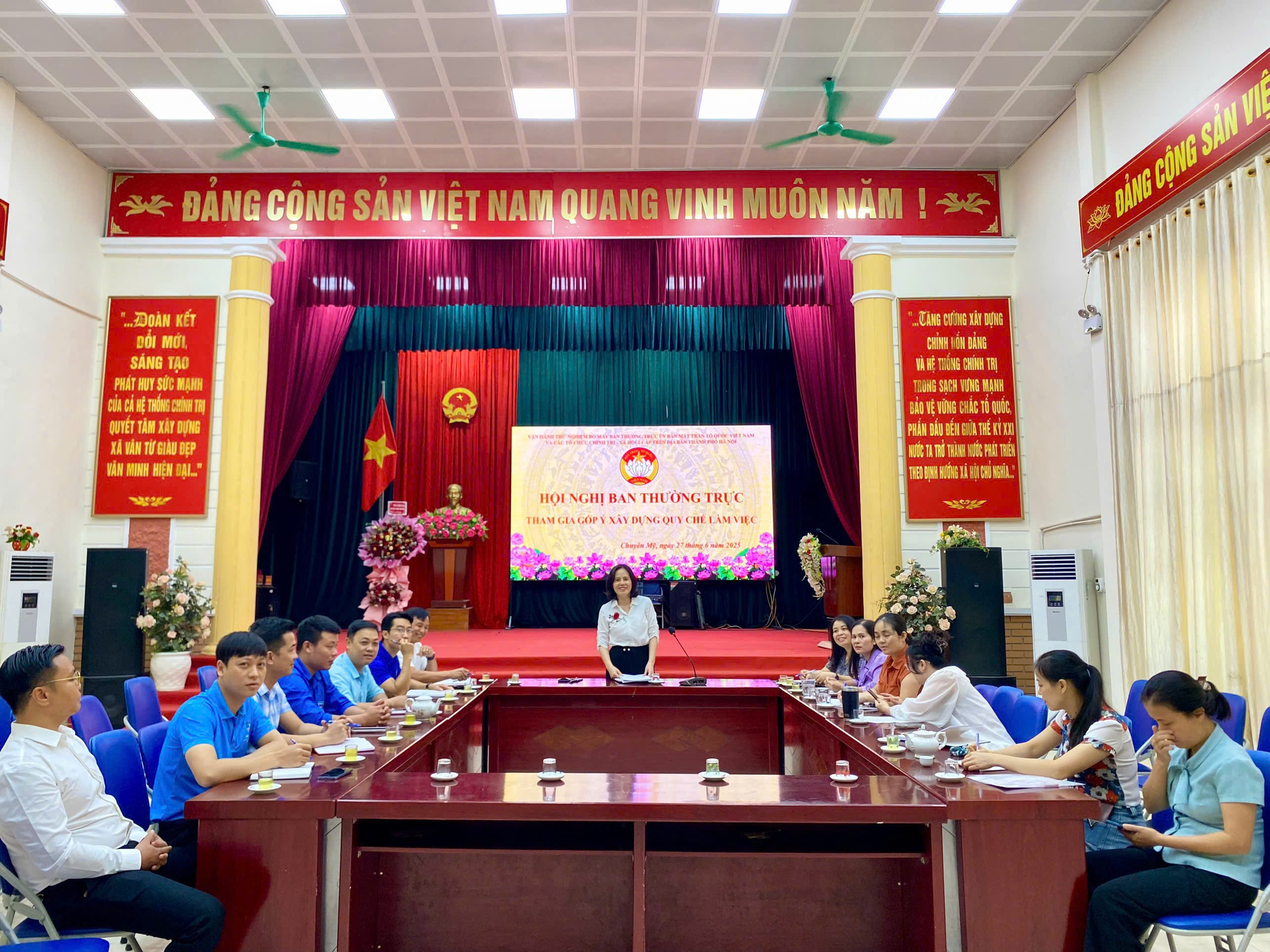 Uỷ ban MTTQ Việt Nam xã Chuyên Mỹ triển khai hoạt động - Ảnh 2.