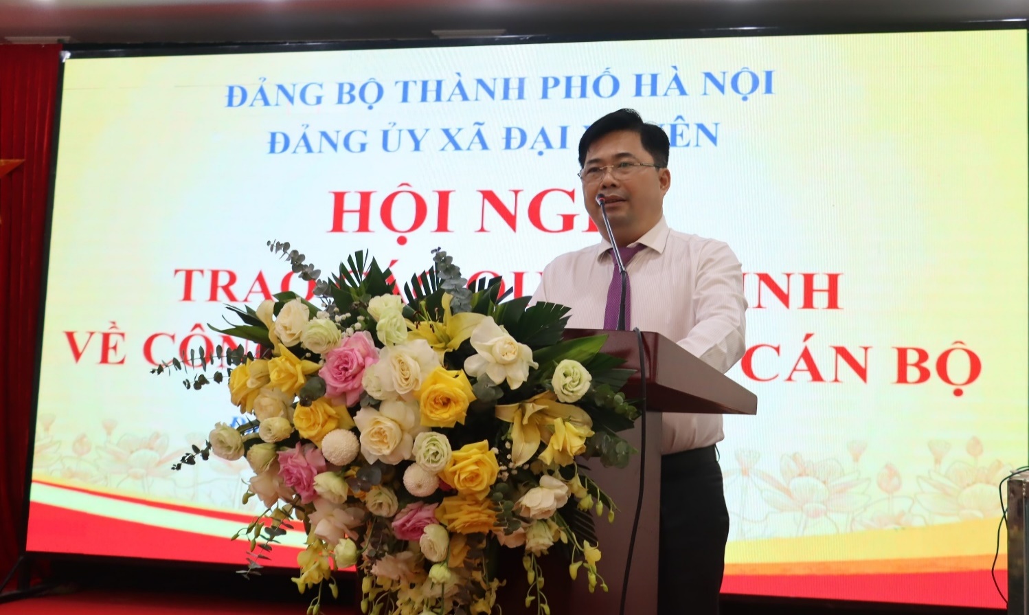 ĐẢNG ỦY XÃ ĐẠI XUYÊN TỔ CHỨC HỘI NGHỊ CÔNG BỐ VÀ TRAO CÁC QUYẾT ĐỊNH VỀ CÔNG TÁC TỔ CHỨC, CÁN BỘ- Ảnh 7.