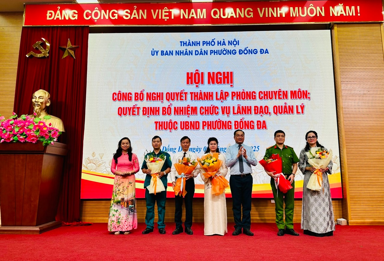 Phường Đống Đa hoàn thành việc thành lập bộ máy, bắt tay ngay vào việc- Ảnh 2.