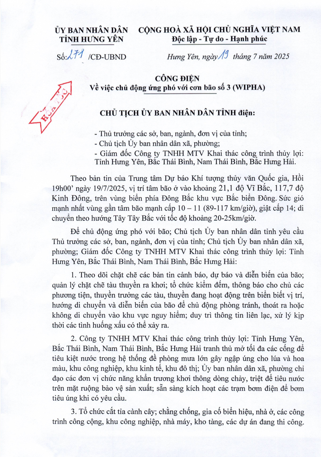 CẬP NHẬT: TIN BÃO KHẨN CẤP (BÃO SỐ 3 - BÃO WIPHA) và các chỉ đạo ứng phó- Ảnh 7.