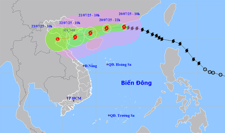 Bão Wipha tăng lên gần cấp 12 giật cấp 15, cách Quảng Ninh hơn 600km- Ảnh 1.