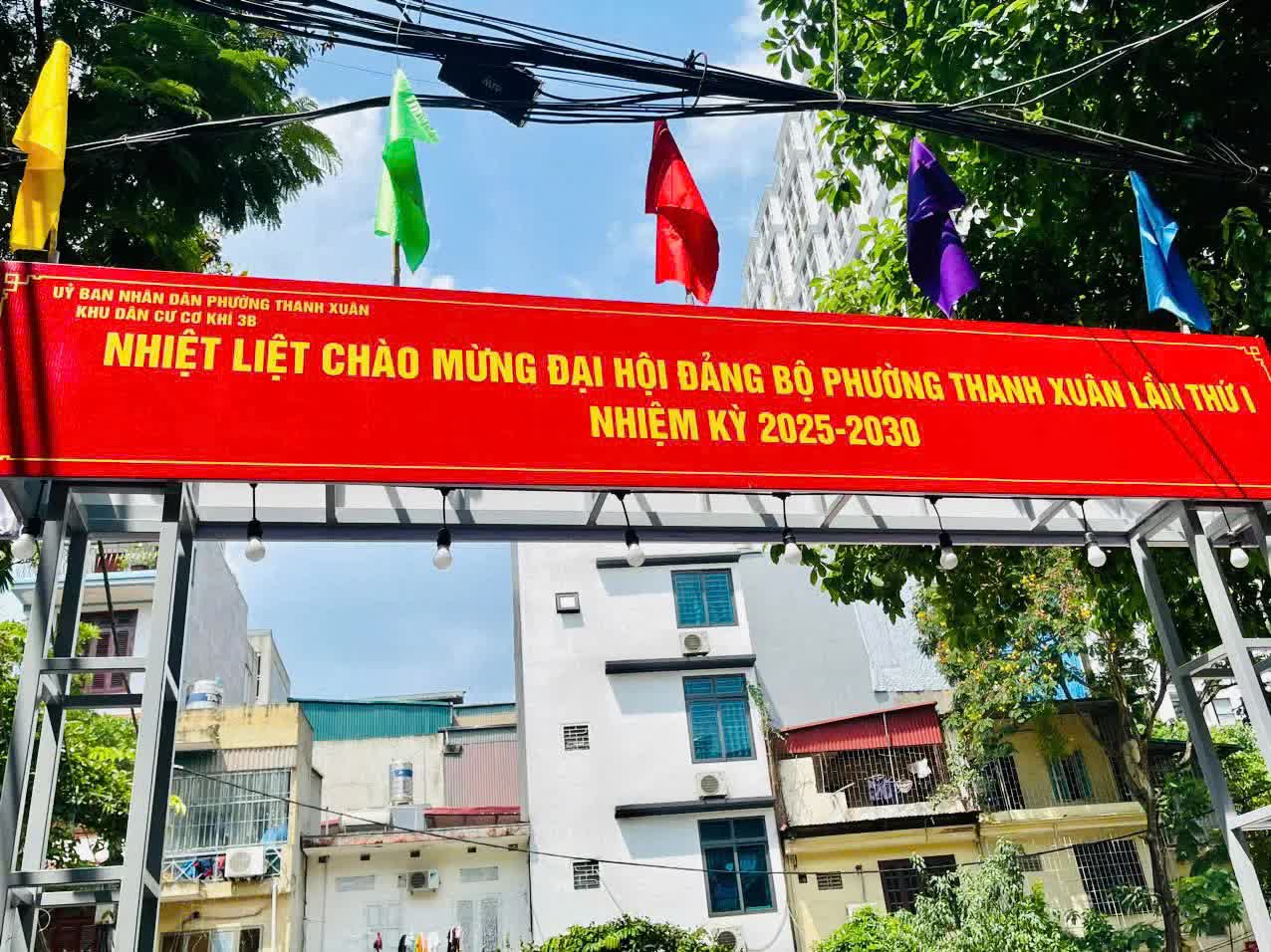Phường Thanh Xuân tổng vệ sinh môi trường, chào mừng Đại hội Đảng bộ phường- Ảnh 7.