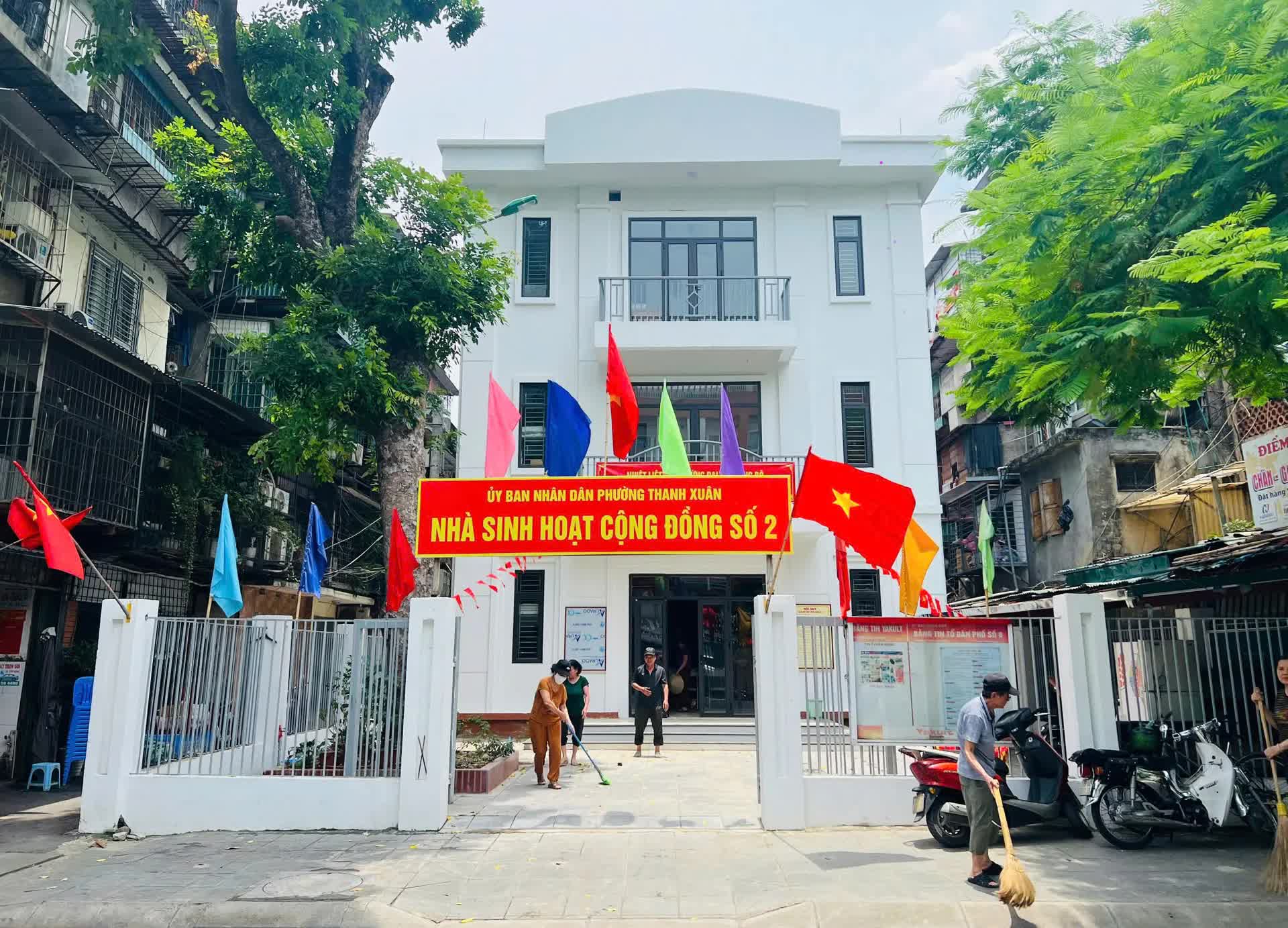 Phường Thanh Xuân tổng vệ sinh môi trường, chào mừng Đại hội Đảng bộ phường- Ảnh 5.