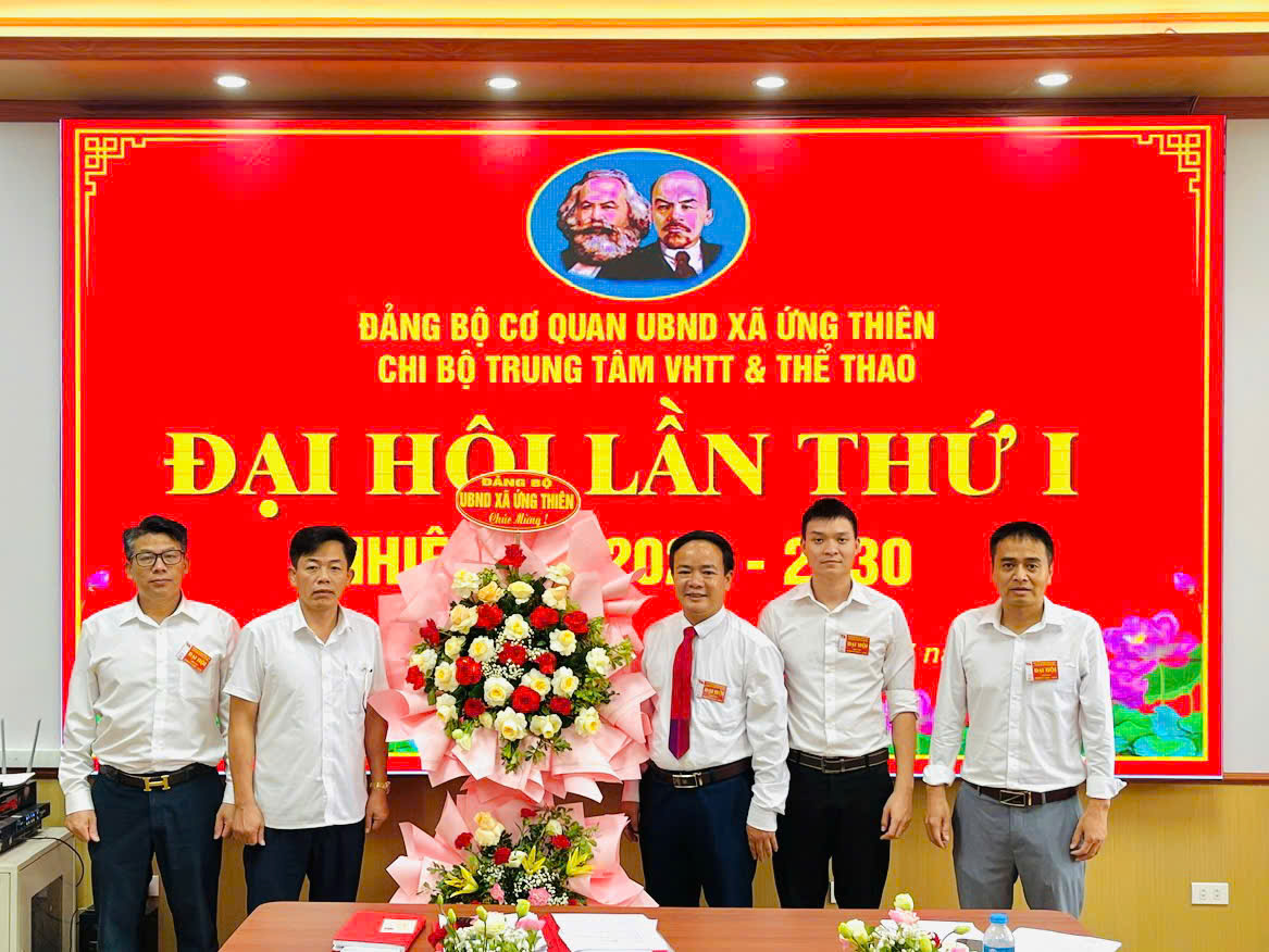 Các chi bộ cơ quan chuyên môn và đơn vị sự nghiệp thuộc Đảng bộ UBND xã Ứng Thiên tổ chức thành công đại hội lần thứ I, nhiệm kỳ 2025-2030- Ảnh 2.