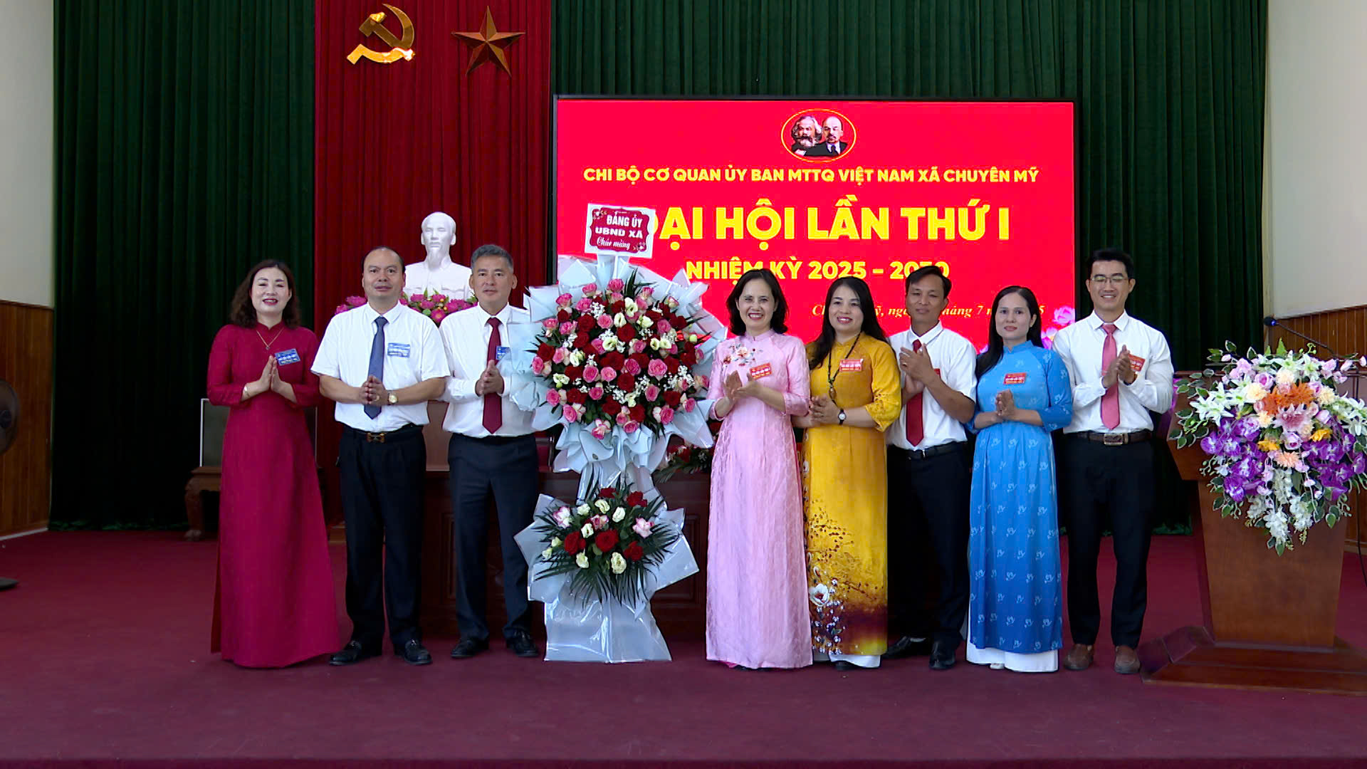 Một số hình số hình ảnh Đại hội chi bộ lần thứ nhất các cơ quan Đảng thuộc Đảng uỷ  xã Chuyên Mỹ - Ảnh 2.