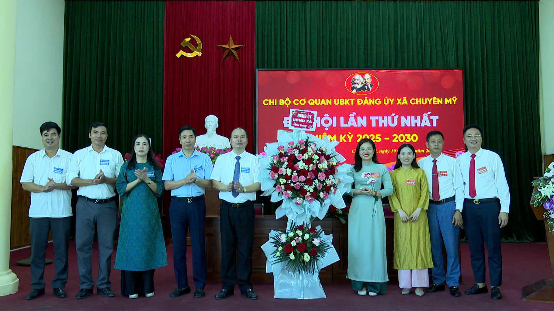 Một số hình số hình ảnh Đại hội chi bộ lần thứ nhất các cơ quan Đảng thuộc Đảng uỷ  xã Chuyên Mỹ - Ảnh 3.