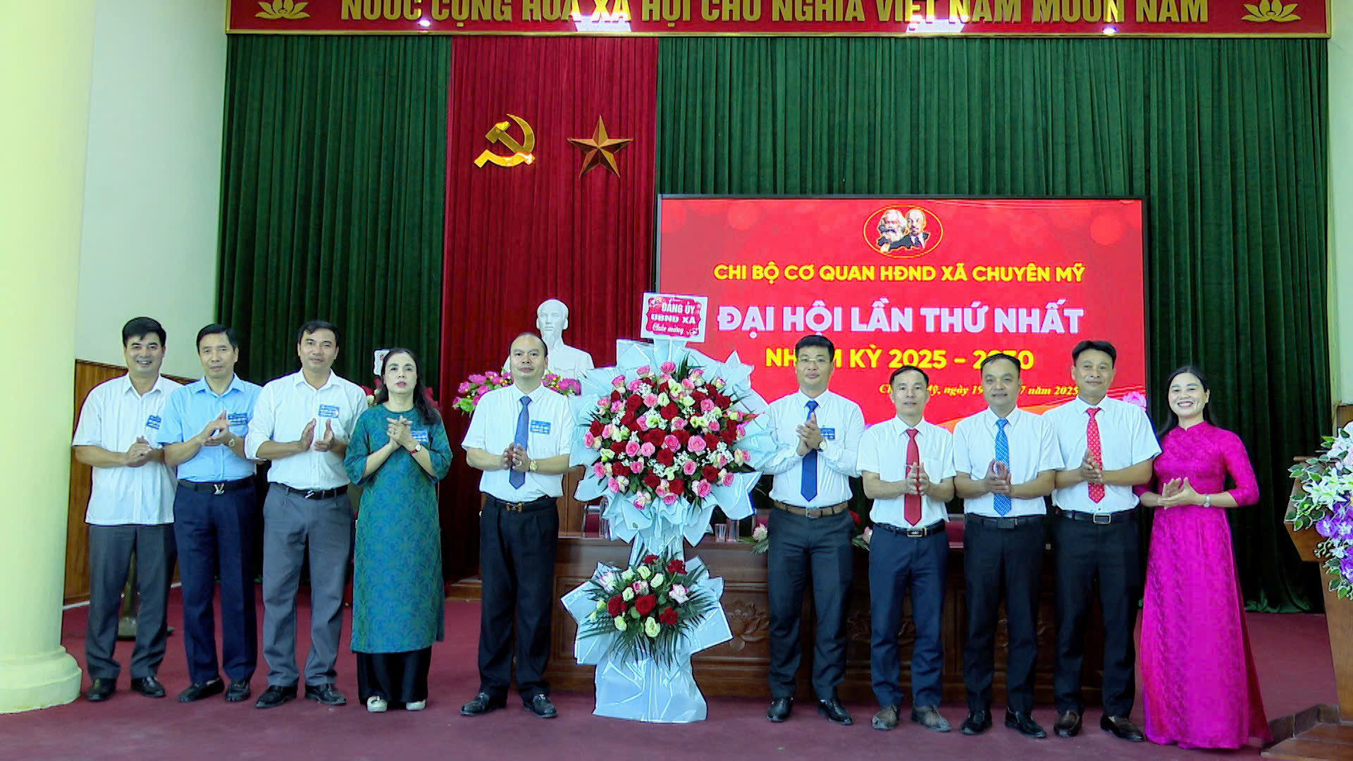 Một số hình số hình ảnh Đại hội chi bộ lần thứ nhất các cơ quan Đảng thuộc Đảng uỷ  xã Chuyên Mỹ - Ảnh 4.