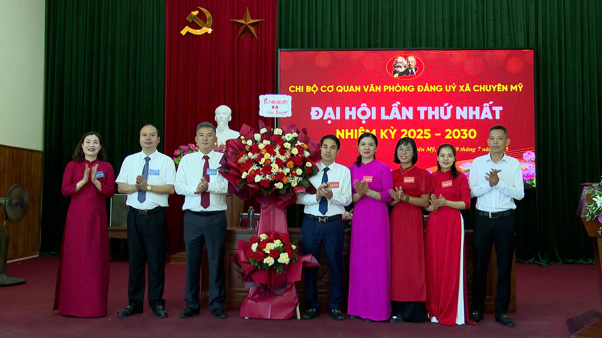 Một số hình số hình ảnh Đại hội chi bộ lần thứ nhất các cơ quan Đảng thuộc Đảng uỷ  xã Chuyên Mỹ - Ảnh 8.