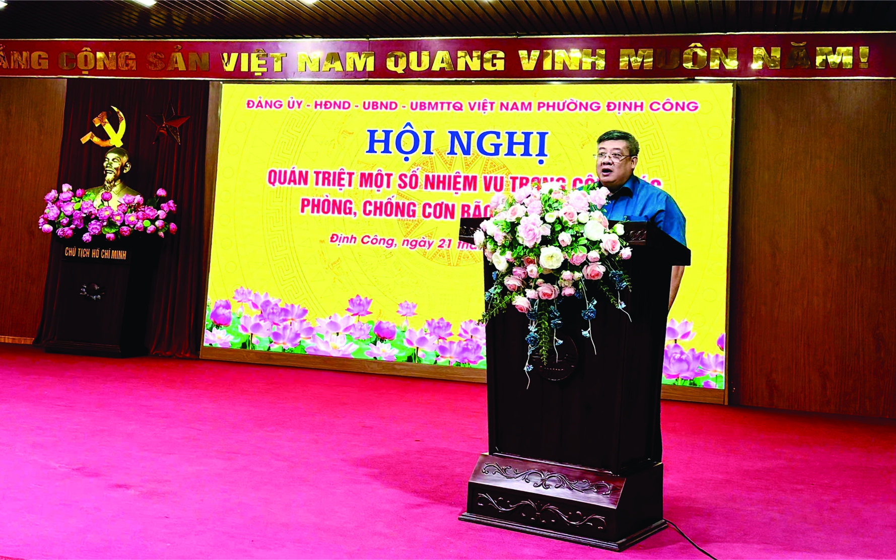 KHẨN TRƯƠNG, QUYẾT LIỆT, SẴN SÀNG CÁC BIỆN PHÁP PHÒNG, CHỐNG BÃO SỐ 3