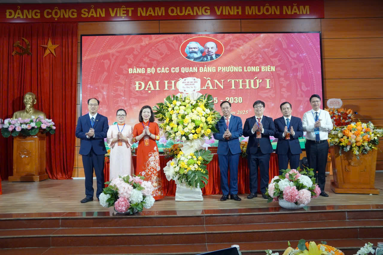 Đảng bộ các cơ quan Đảng phường Long Biên tổ chức thành công Đại hội lần thứ Nhất, nhiệm kỳ 2025–2030- Ảnh 1.