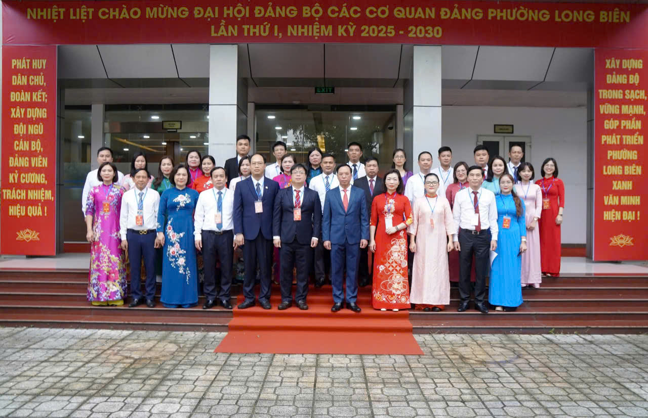 Đảng bộ các cơ quan Đảng phường Long Biên tổ chức thành công Đại hội lần thứ Nhất, nhiệm kỳ 2025–2030- Ảnh 6.