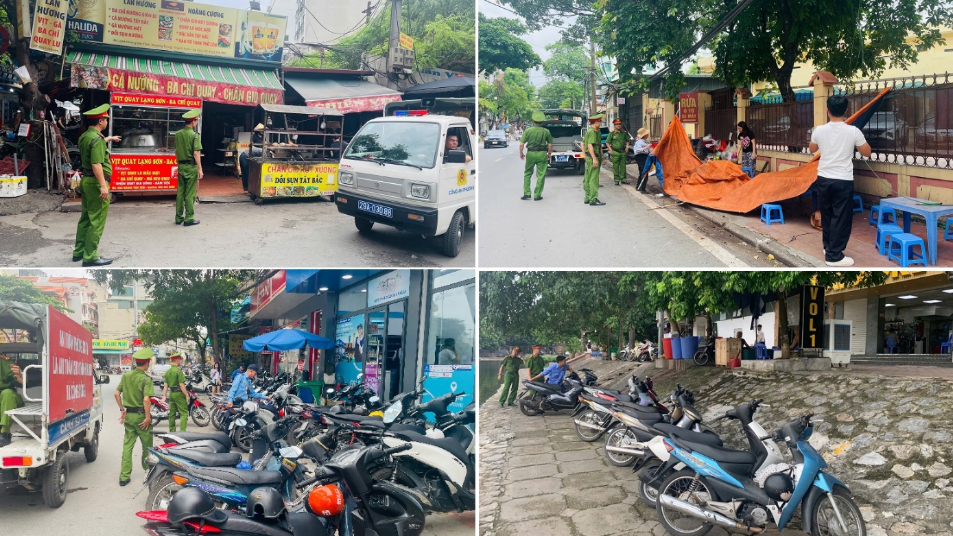 Công an phường Phương Liệt tăng cường xử lý vi phạm trật tự đô thị, đảm bảo an ninh trật tự- Ảnh 1.
