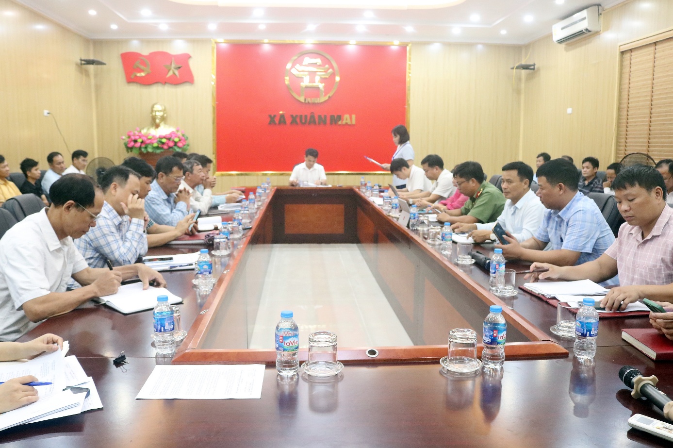 UBND xã Xuân Mai tổ chức hội nghị triển khai các nội dung tổ chức các hoạt động kỷ niệm 78 năm ngày Thương binh - Liệt sĩ- Ảnh 1.