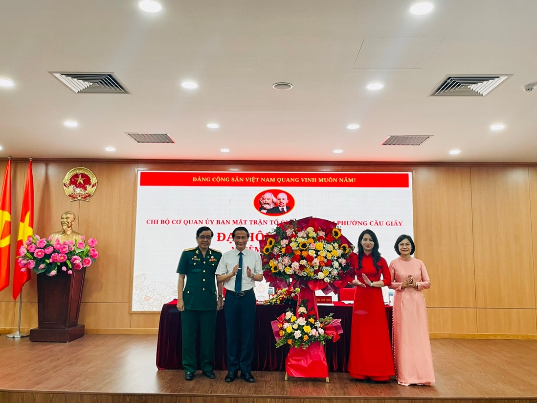 ĐẠI HỘI CHI BỘ CƠ QUAN UỶ BAN MẶT TRẬN TỔ QUỐC VIỆT NAM PHƯỜNG CẦU GIẤY LẦN THỨ I, NHIỆM KỲ 2025 - 2030- Ảnh 5.