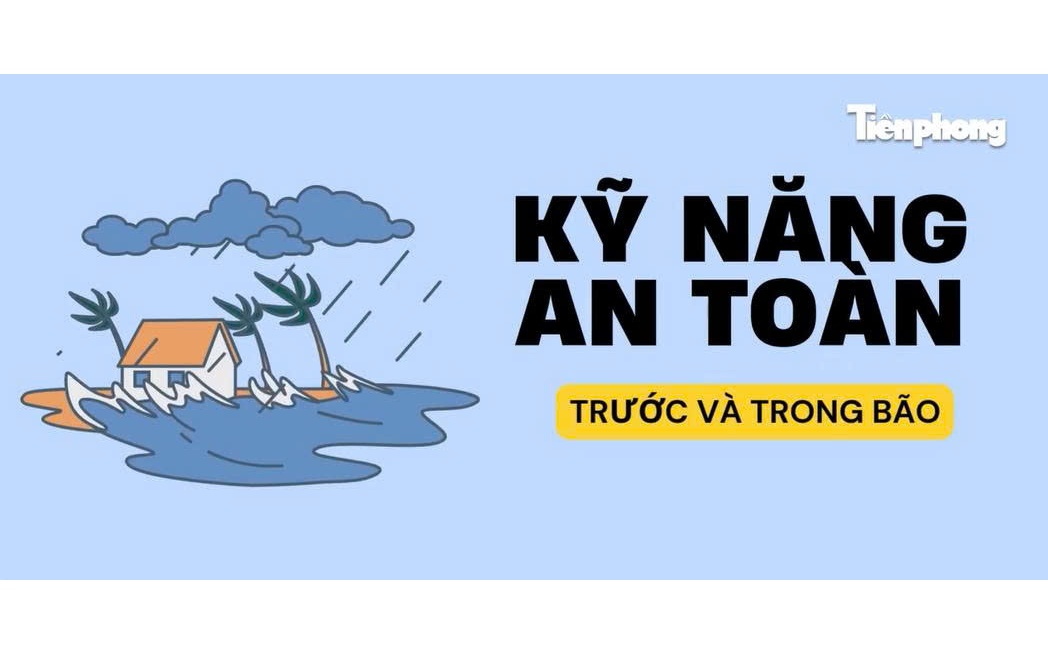 Những kỹ năng để đảm bảo an toàn trước và sau bão số 3 đổ bộ